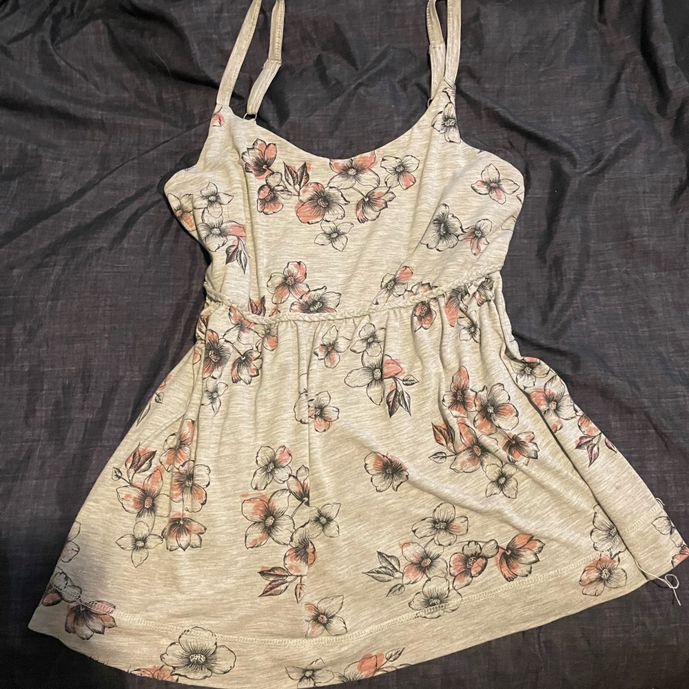 Torrid Cream Floral Camisole Top